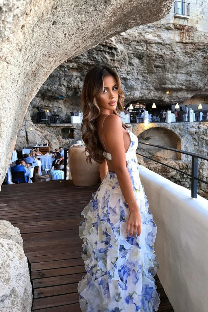Éclat Floral Dress