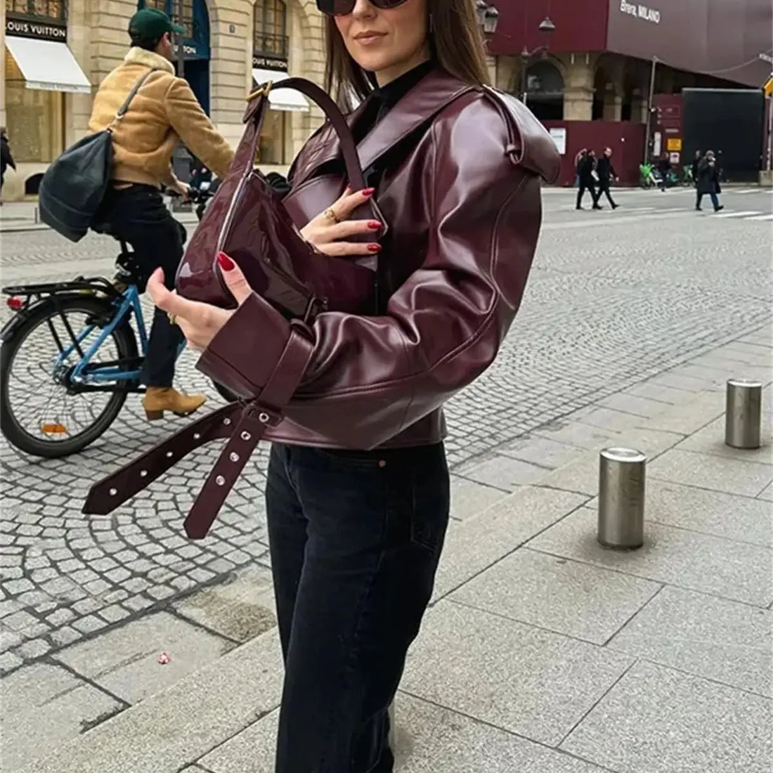 Veste Luxe Bordeaux