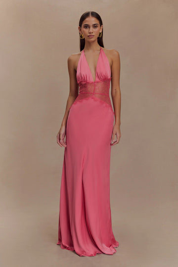 Dinah Lace And Satin Dress